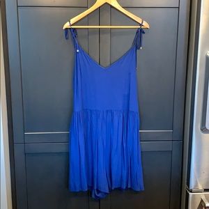 Kate Spade royal blue romper size XL